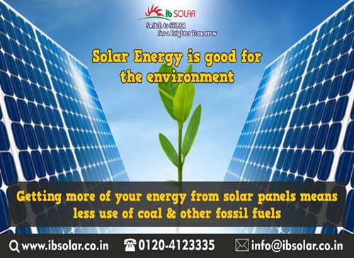 Solar Energy is good for the Environment