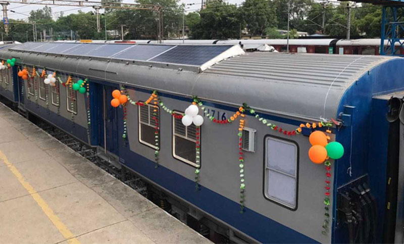 Indian Railways takes big step towards Clean Energy! Solar Panels to be fitted on Passenger Trains; here’s why