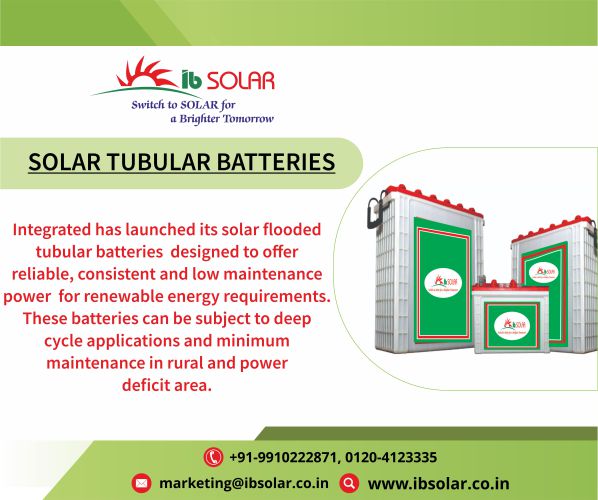 SOLAR TUBULAR BATTERIES