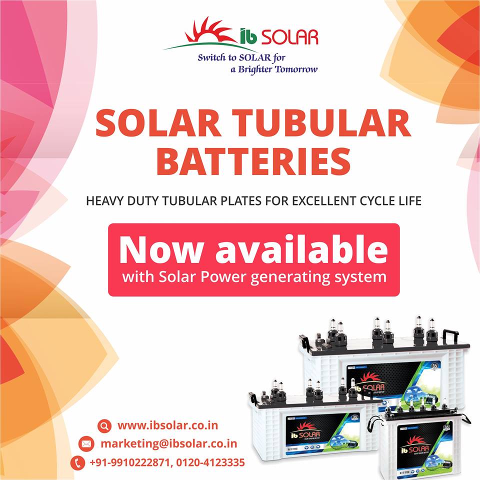 Solar Tubular Batteries 