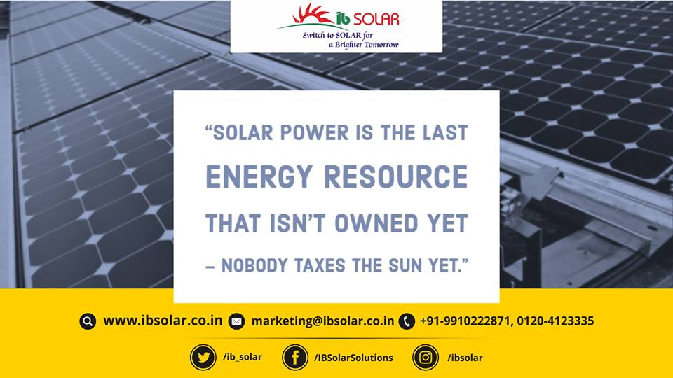 Solar Power is the Last Energy Resource