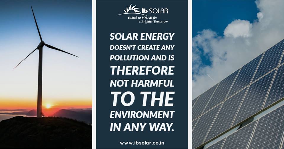 Solar Energy Doesn’t Create Any Pollution