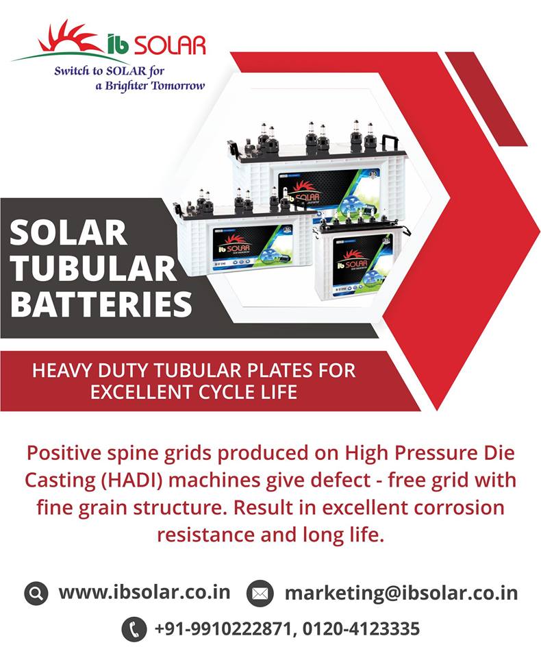 Solar Tubular Batteries in Noida