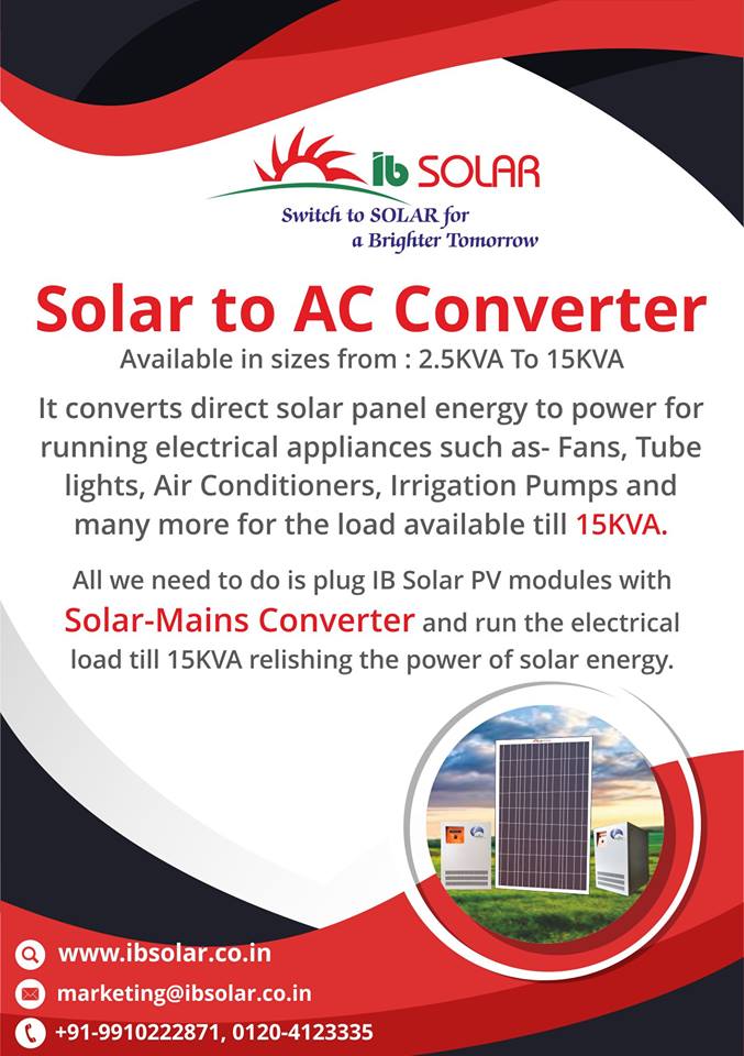 Solar to AC Converter in North India