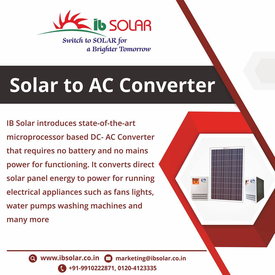 Solar to AC Converter in Noida