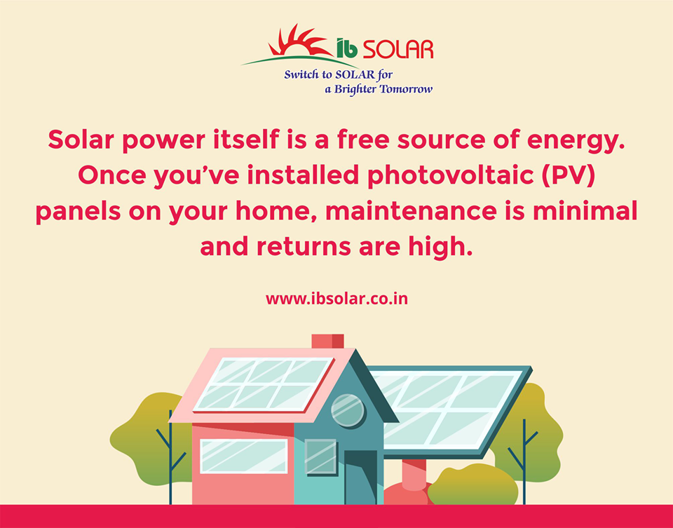 Solar Power itself is a free Source of Energy