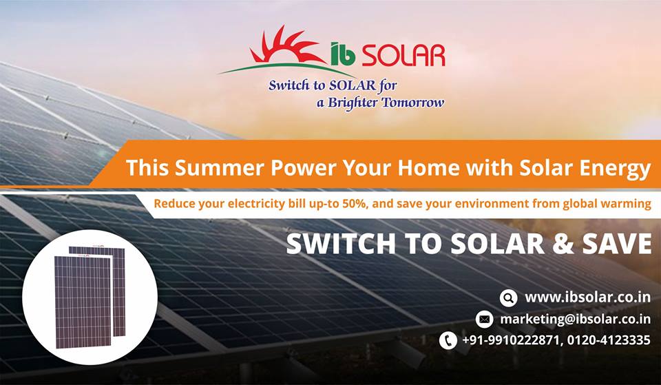 This summer power your home with Solar Energy.