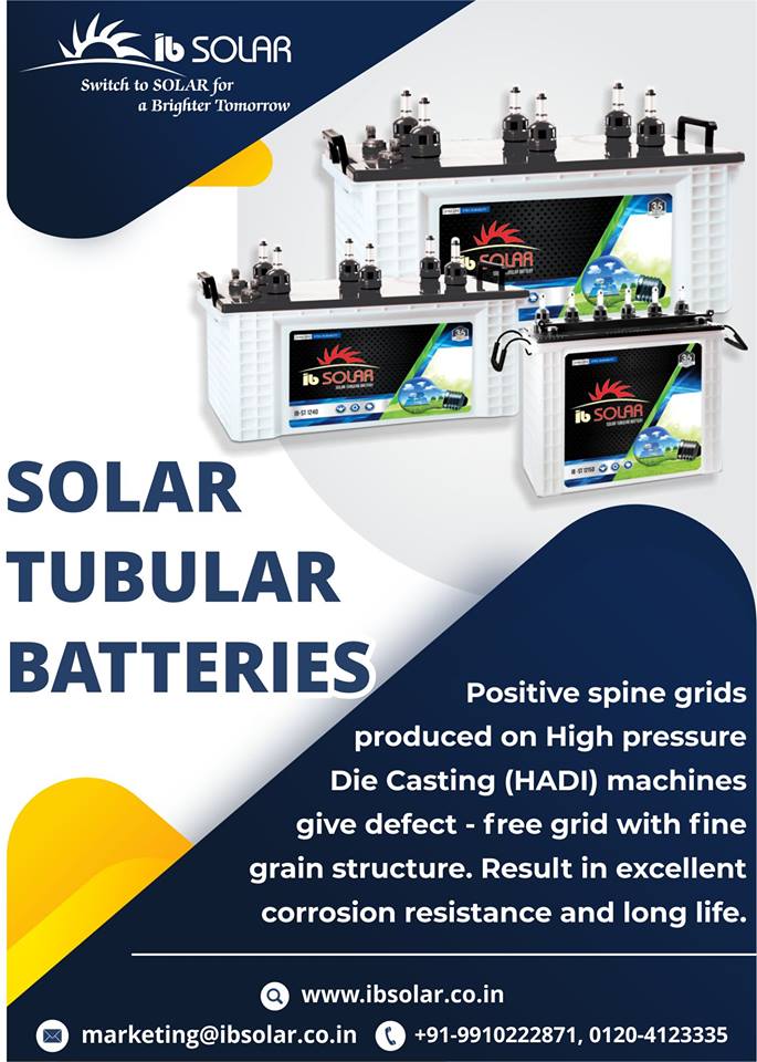 SOLAR TUBULAR BATTERIES IN UP