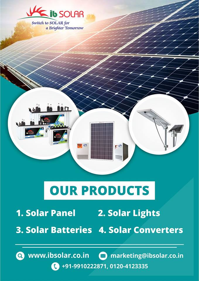 IB Solar Products | Solar Panel | Solar Lights | Solar Batteries
