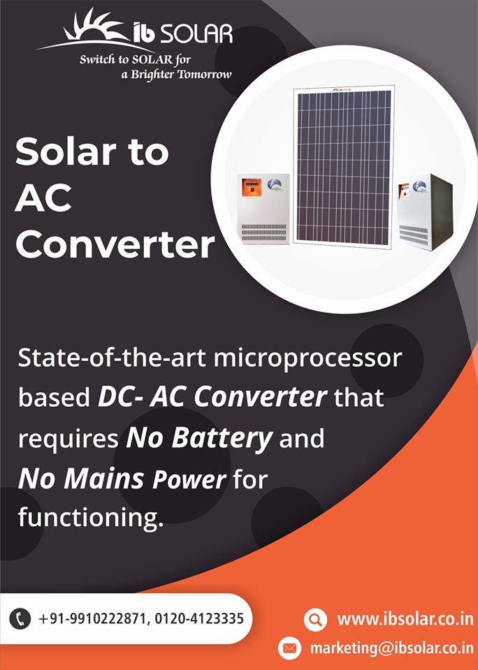 Solar DC to AC Converter in India