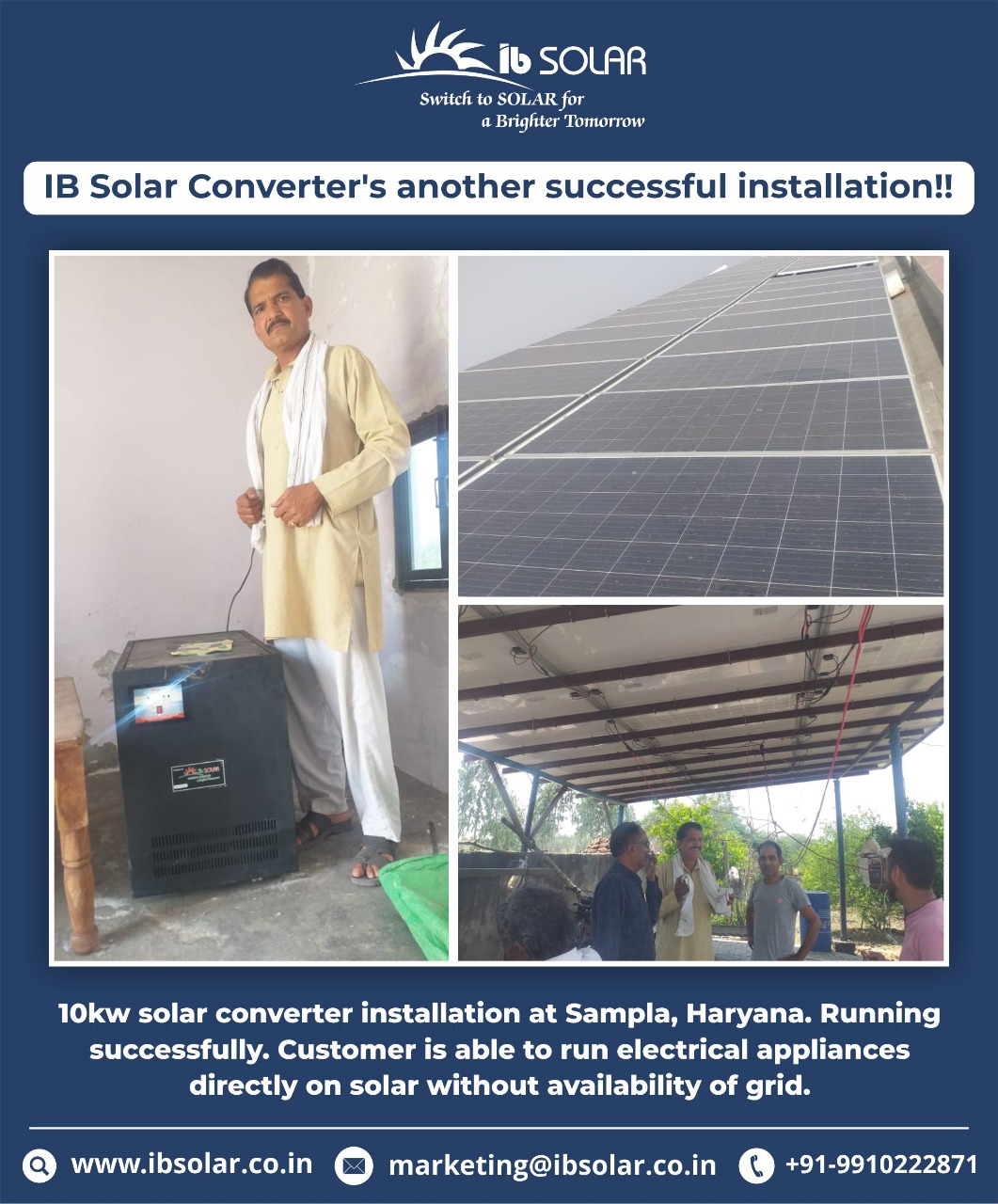 IB Solar Converter’s another successful installation!!