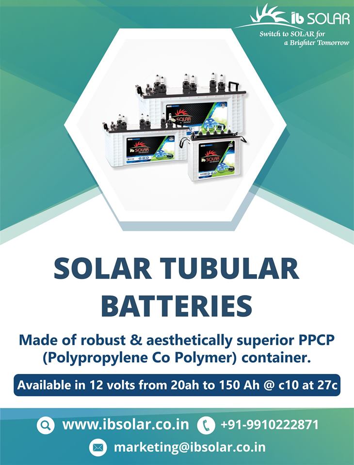 Solar Tubular Battery