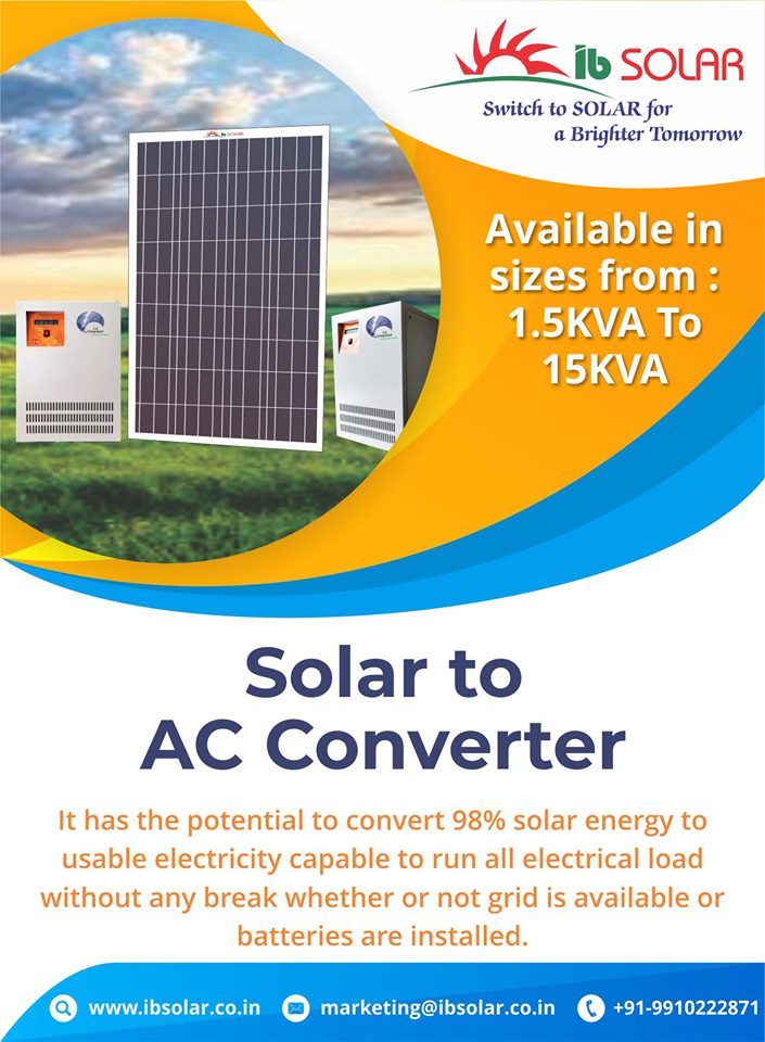 Solar DC to AC Converter – IB Solar