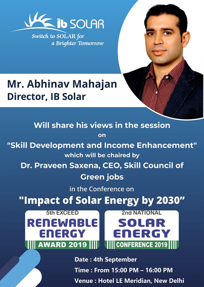 Mr. Abhinav Mahajan , Director, Integrated Batteries India Pvt. Ltd.