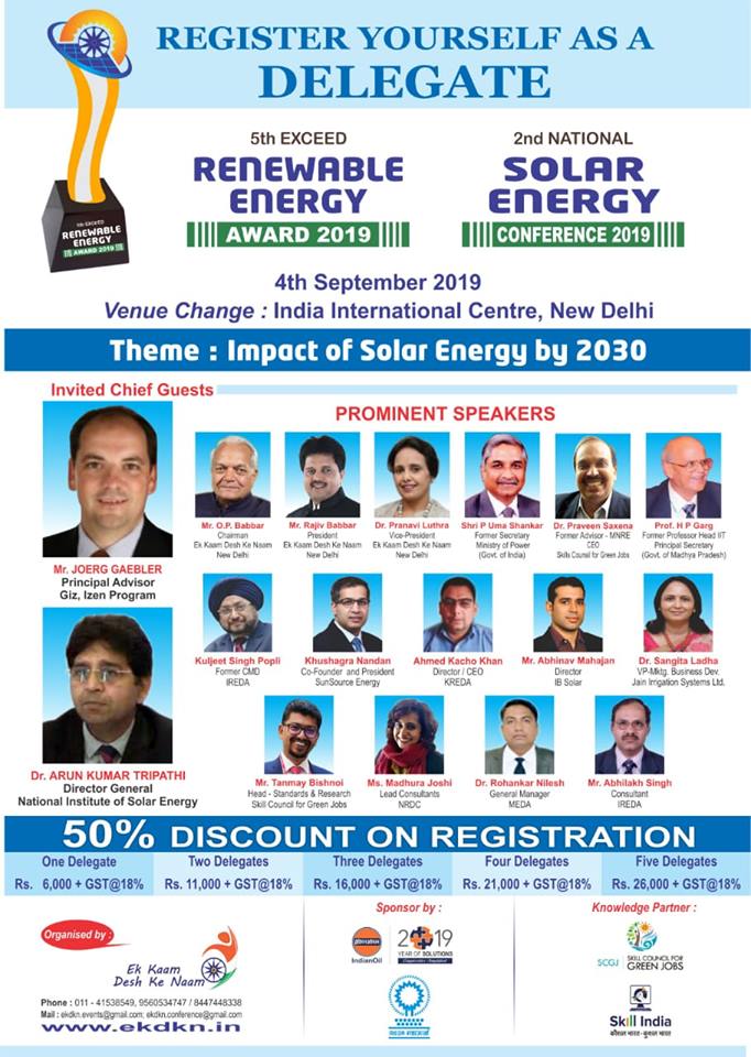 IB Solar as a panelist at the Impact of Solar Energy by 2030 Seminar
