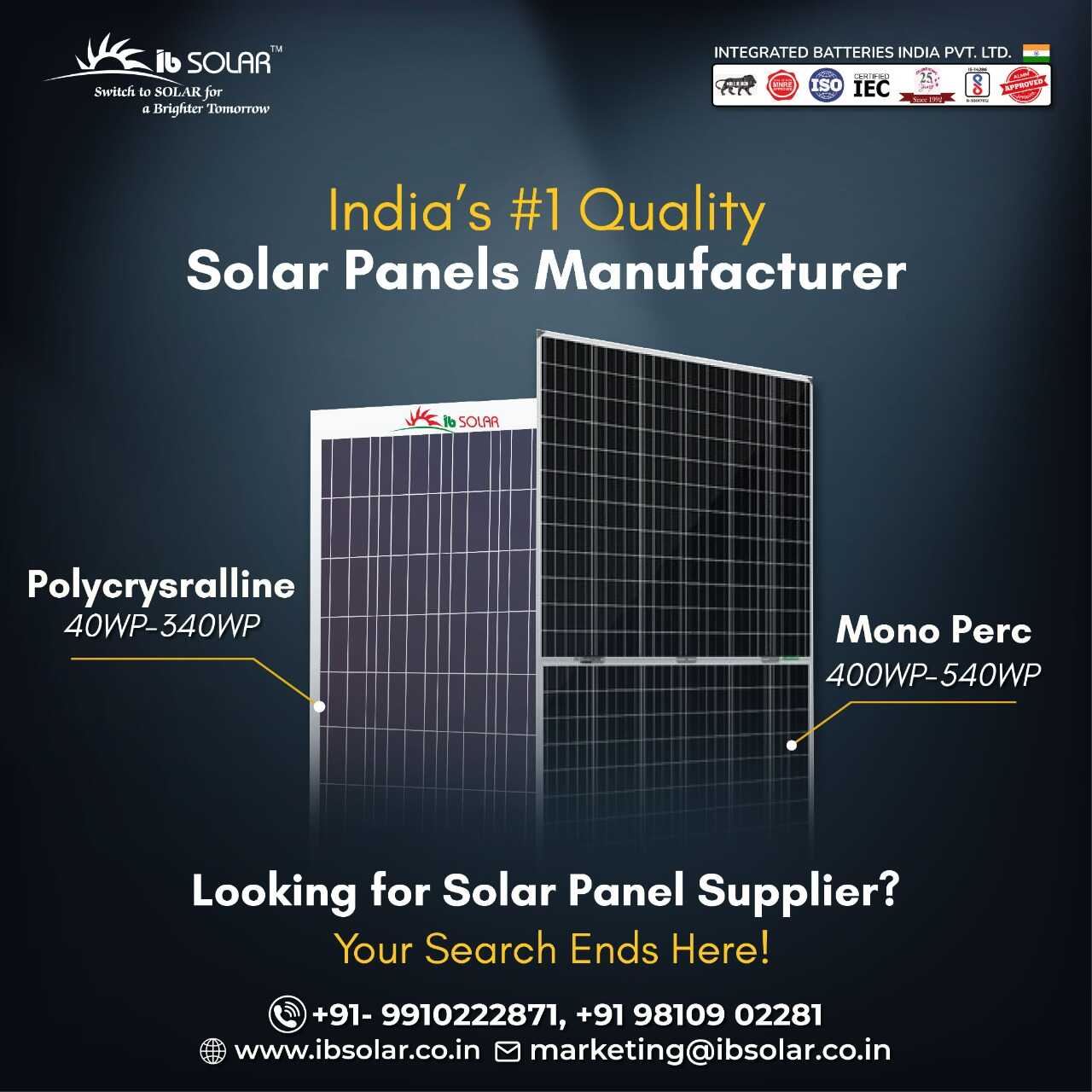 Top Solar Panels in India 2024